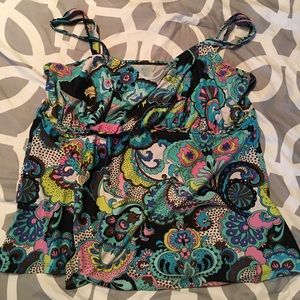 20W tankini top; low support, used condition